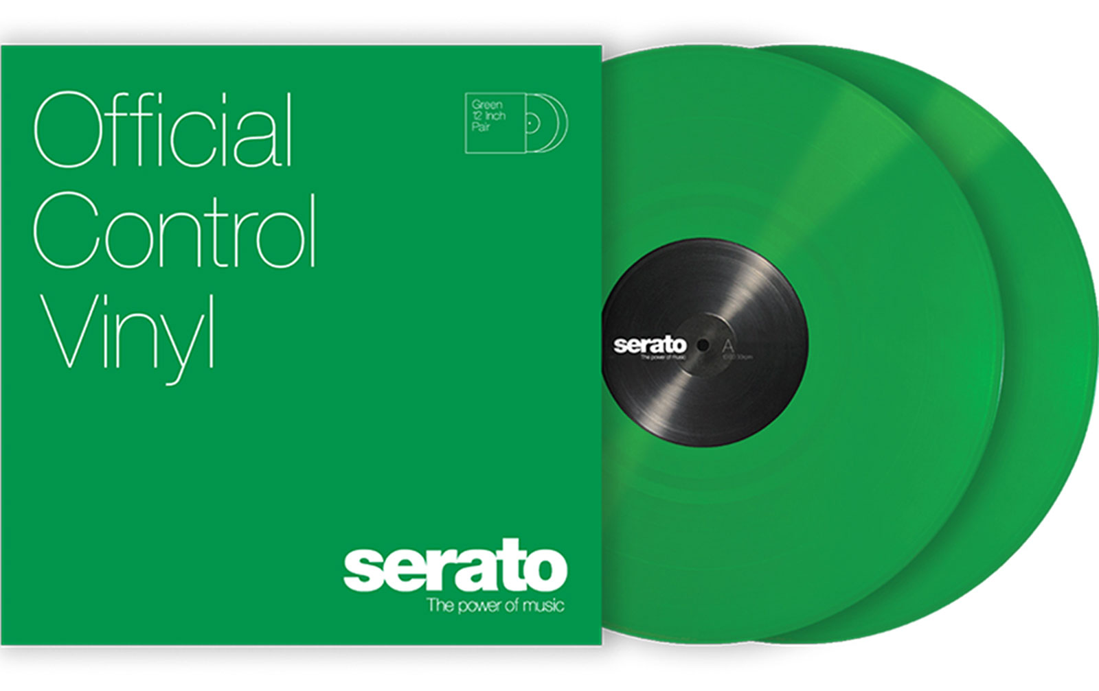 Serato Performance Control Vinyl, green von Serato