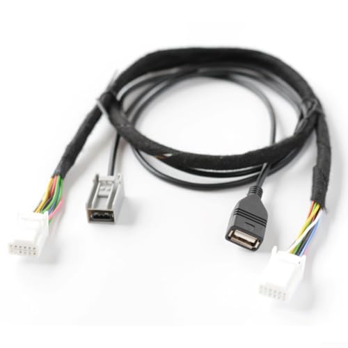Auto-Audio-Plus-Musik-Schnittstellenkabel, 12-poliges Autoradio auf USB-Musikmodul-Kabel-Adapter, passend für Toyota, Lexus Auto-Audio-Plus-Musik-Schnittstellenkabel, 12-poliges Autoradio auf USB-Musikmodul-Kabel-Adapter, passend für Toyota, Lexus von Serenophile