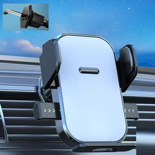 Serenophile Handyhalterung, professionelle, rutschfeste Gummi-Handyhalterung mit verstellbarem Clip für verbesserte Stabilität im Auto (graues Silikon) von Serenophile