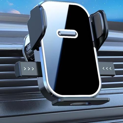 Serenophile Handyhalterung, professionelle, rutschfeste Gummi-Handyhalterung mit verstellbarem Clip für verbesserte Stabilität im Auto (schwarzer Rand) von Serenophile
