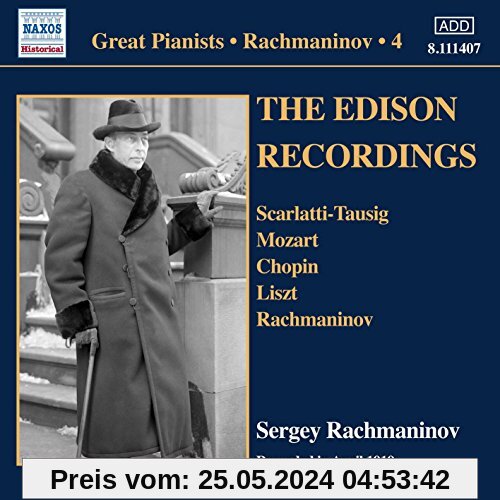 The Edison Recordings von Sergej Rachmaninoff