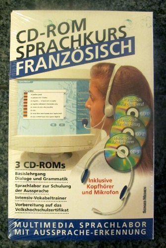 CD-ROM Sprachkurs Französisch. Inklusive Kopfhörer und Mikrofon (3 CD-ROMs) von Serges Medien