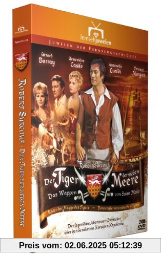 Der Tiger der sieben Meere - Das Wappen von Saint Malo (Fernsehjuwelen) [2 DVDs] von Sergio Bergonzelli