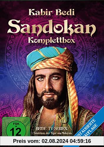 Sandokan - Komplettbox Neuauflage: Restored Version (Der Tiger von Malaysia & Die Rückkehr des Sandokan) (Fernsehjuwelen) [6 DVDs] von Sergio Sollima