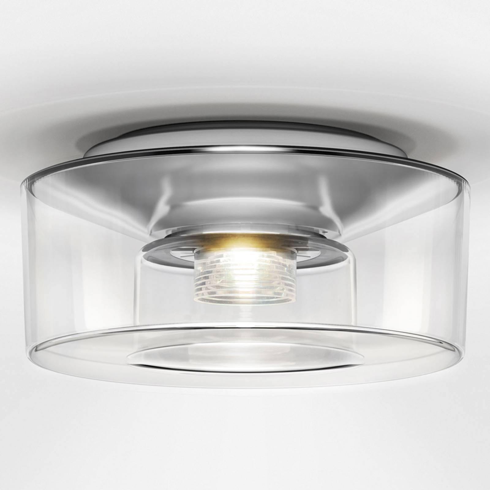 serien.lighting Curling S Decke 2.700K Glas klar von Serien Lighting