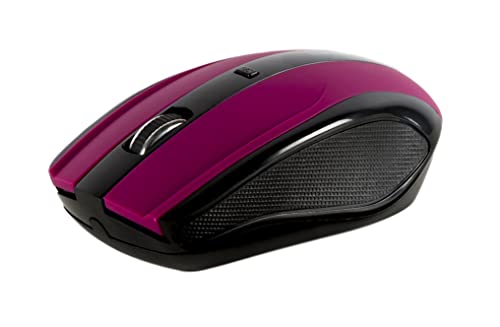 Serioux Mouse Rainbow 400, Wireless, USB, Optical Sensor, Operating Distance; 10m, Precision: 1000/1600DPI Ajustable, 4 Buttons, 2X AA Batteries, pink von Serioux
