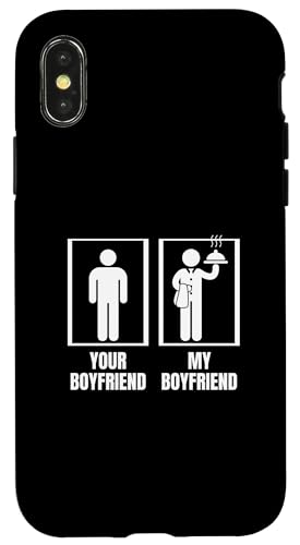 Dein Freund Mein Freund Freundin Lustiger Serverkellner Hülle für iPhone X/XS Dein Freund Mein Freund Freundin Lustiger Serverkellner Hülle für iPhone X/XS von Server And Funny Waiter Designs