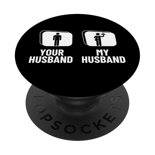 Dein Mann, mein Mann, meine Frau, Lustiger Kellner PopSockets Klebender PopGrip Dein Mann, mein Mann, meine Frau, Lustiger Kellner PopSockets Klebender PopGrip von Server And Funny Waiter Designs