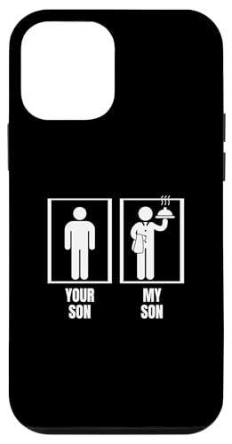 Dein Sohn Mein Sohn Papa Vater Mama Mutter Lustiger Kellner Hülle für iPhone 12 mini von Server And Funny Waiter Designs