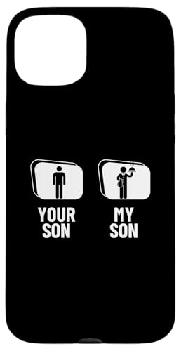 Dein Sohn Mein Sohn Papa Vater Mama Mutter Lustiger Kellner Hülle für iPhone 15 Plus von Server And Funny Waiter Designs