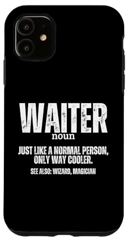 Kellner Definition Lustiger Server Kellner Hülle für iPhone 11 von Server And Funny Waiter Designs