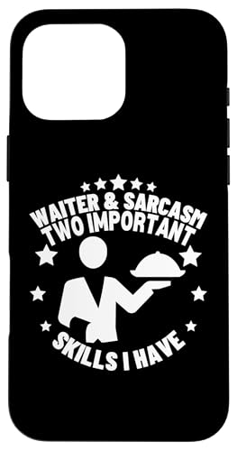 Kellner und Sarkasmus Lustiger Kellner Hülle für iPhone 16 Pro Max Kellner und Sarkasmus Lustiger Kellner Hülle für iPhone 16 Pro Max von Server And Funny Waiter Designs