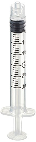 Servoprax I3 0501 Mediware Einmalspritzen, Mit Luer Lock, 2,5/3mL Volumen (100 er-Pack) von Servoprax