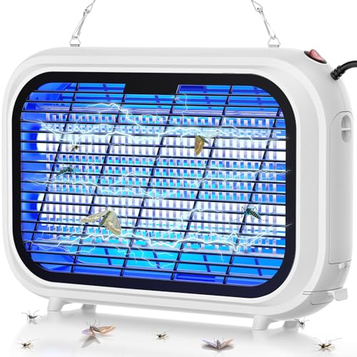 Seseno Insektenvernichter Elektrisch, 20W 2500V Elektrischer Insektenfalle Mückenlampe mit UV-Licht, Fliegenfalle Elektrisch Mückenabwehr, für Mücken,Motten,Fliege,Spinnen für Haus von Seseno
