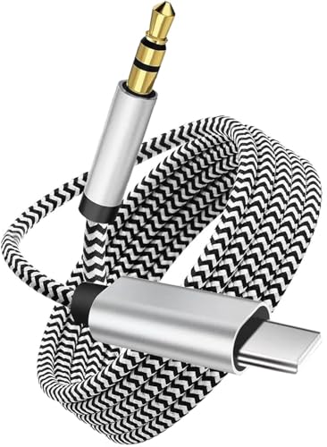 USB C auf Klinke Aux Kabel 1 M Adapterkabel Type C auf 3.5mm Jack Audio Kabel,Dauerhaft für iPhone 16/15 Pro Max,Galaxy S24/S23/S22, iPad Pro, Pixel,Huawei P40/P30/P20/Mate20,Note20,Home/Car Stereos USB C auf Klinke Aux Kabel 1 M Adapterkabel Type C auf 3.5mm Jack Audio Kabel,Dauerhaft für iPhone 16/15 Pro Max,Galaxy S24/S23/S22, iPad Pro, Pixel,Huawei P40/P30/P20/Mate20,Note20,Home/Car Stereos von Seseno