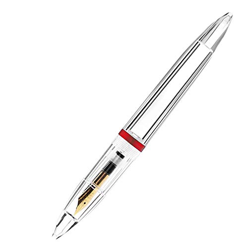 Sessleger 0,5 mm Nib Kugelschreiber mit Pipette, hohe Kapazität, transparent, Stifte, Büro, Schulbedarf, für Studenten, Schreiben, Geschenke, Schreibwaren, Rot Sessleger 0,5 mm Nib Kugelschreiber mit Pipette, hohe Kapazität, transparent, Stifte, Büro, Schulbedarf, für Studenten, Schreiben, Geschenke, Schreibwaren, Rot von Sessleger
