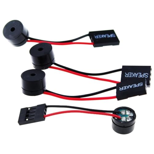 Sessleger 4 x interne CPU Lautsprecher Buzzer Beeper zum Anschluss des Mainboards von Sessleger