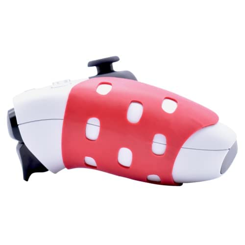 Setex PS5 Controller Griffe (Farbe - Rot) - Anti-Rutsch mikrostrukturierte Griffe - (1 Set für PlayStation 5) - 1 mm nur Griffe von Setex
