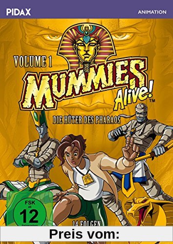 Mummies Alive - Die Hüter des Pharaos, Vol. 1 / 14 Folgen der Kult-Zeichentrickserie (Pidax Animation) [2 DVDs] von Seth Kearsley