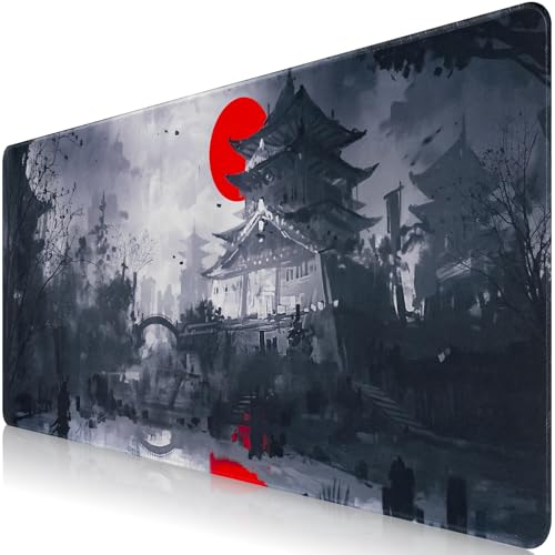 Sevenpers Mousepad,XXL Japanische Kunst Mauspads,Überdimensionales rutschfeste Gummimatten Gaming-Mauspads,Waschbares Mauspad für PC,Maus und Tastatur 1200x600mm,Grau Sevenpers Mousepad,XXL Japanische Kunst Mauspads,Überdimensionales rutschfeste Gummimatten Gaming-Mauspads,Waschbares Mauspad für PC,Maus und Tastatur 1200x600mm,Grau von Sevenpers