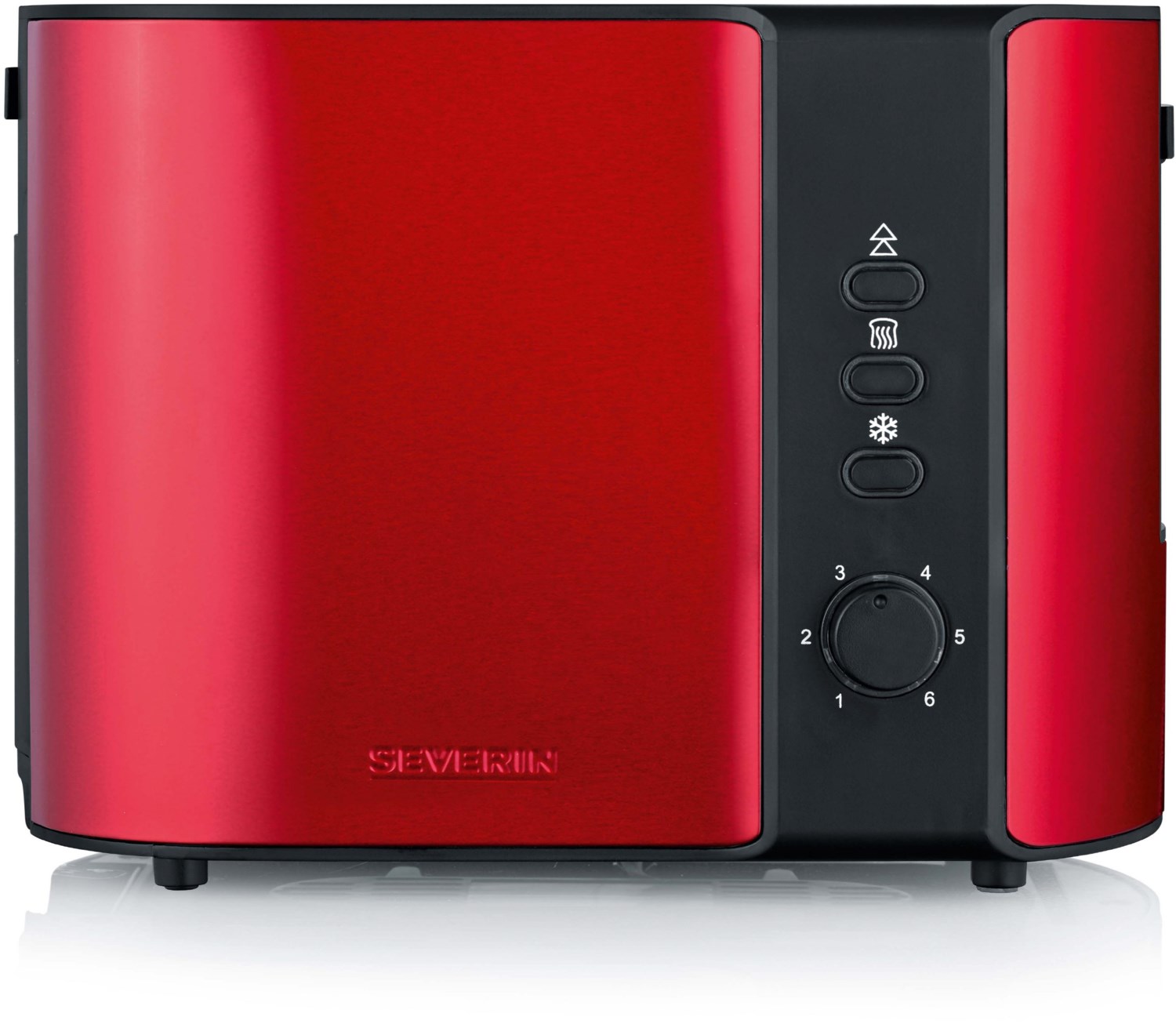 AT 2217 Kompakt-Toaster feuerrot metallic/schwarz AT 2217 Kompakt-Toaster feuerrot metallic/schwarz von Severin