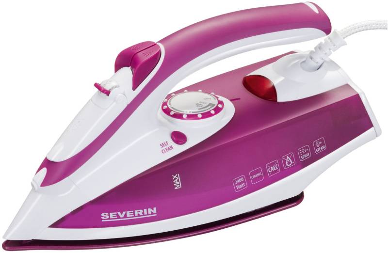 BA 3243 Dampfbügeleisen weiß/violett von Severin