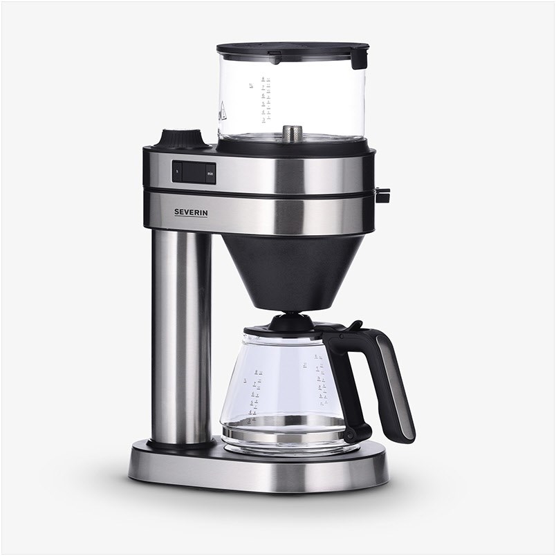 KA 5762 Kaffeeautomat mit Timer edelstahl/schwarz KA 5762 Kaffeeautomat mit Timer edelstahl/schwarz von Severin