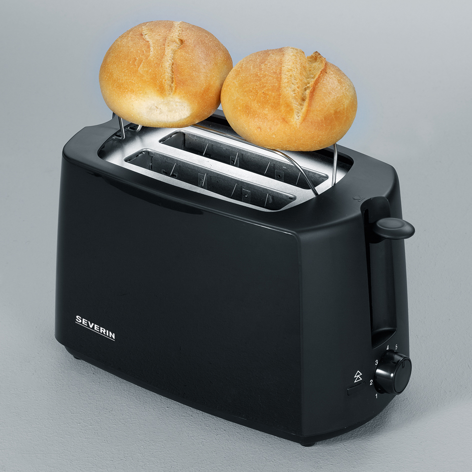 SEVERIN 2-Scheiben-Toaster AT 2287, 700 Watt, schwarz von Severin