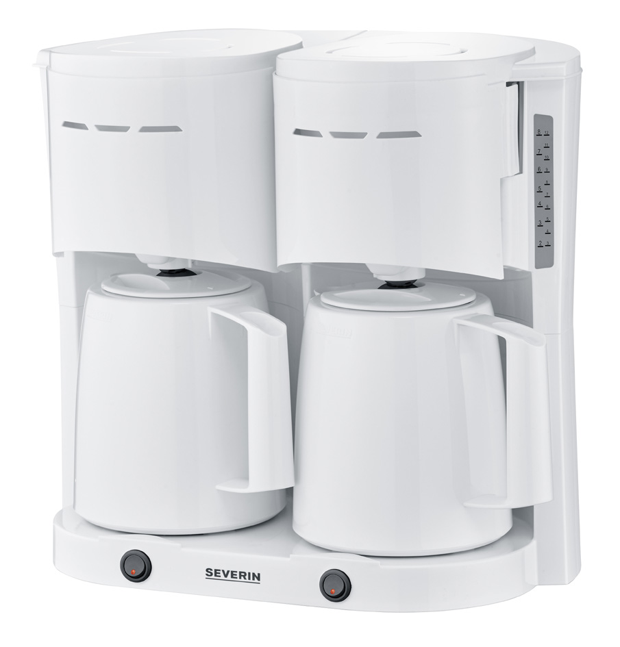 SEVERIN Duo-Filterkaffeemaschine KA 9314, weiß SEVERIN Duo-Filterkaffeemaschine KA 9314, weiß von Severin