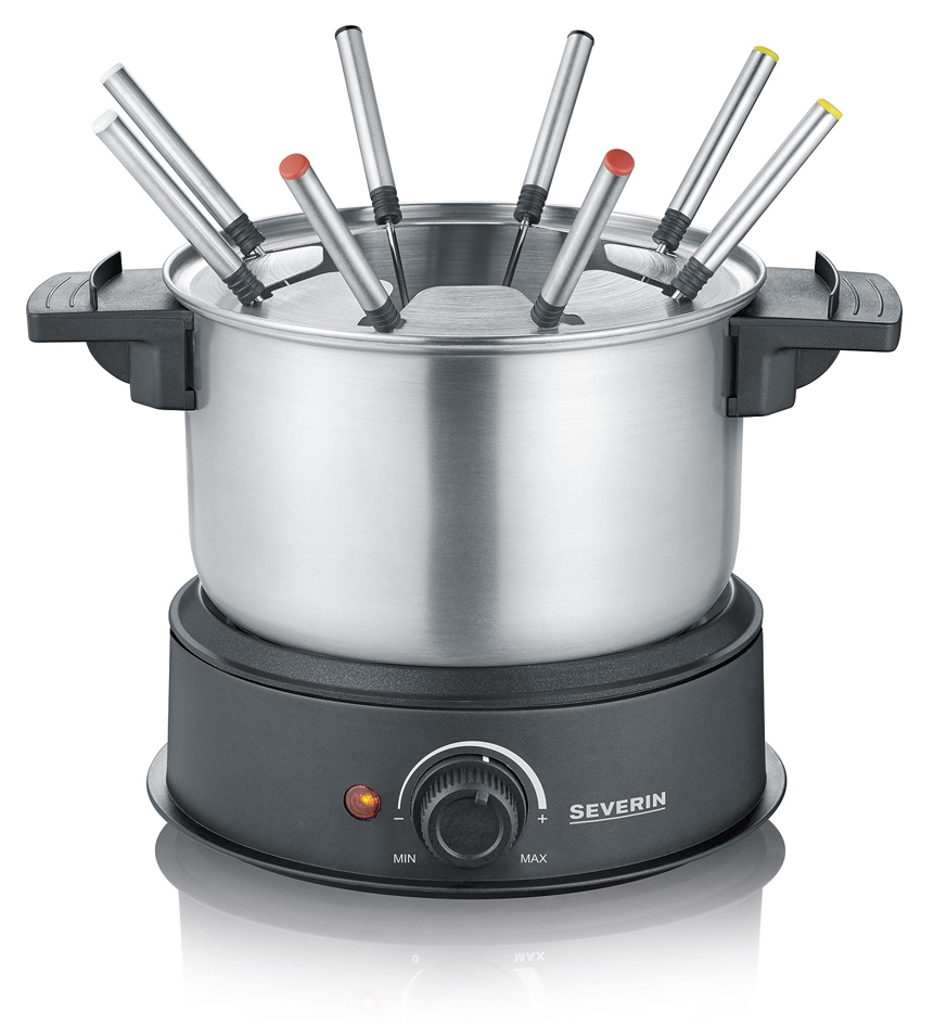 SEVERIN Fondue FO 2470, Edelstahl/schwarz SEVERIN Fondue FO 2470, Edelstahl/schwarz von Severin