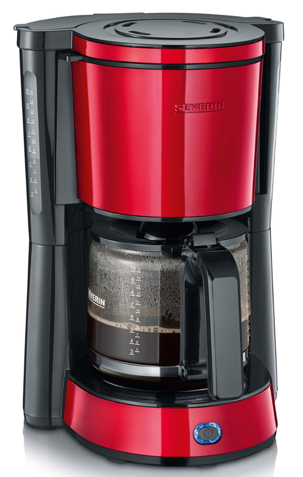 SEVERIN Kaffeemaschine KA 4817 TYPE, 1.000 W, rot / schwarz von Severin