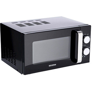 SEVERIN MW 7761 Mikrowelle 800 W schwarz, edelstahl SEVERIN MW 7761 Mikrowelle 800 W schwarz, edelstahl von Severin