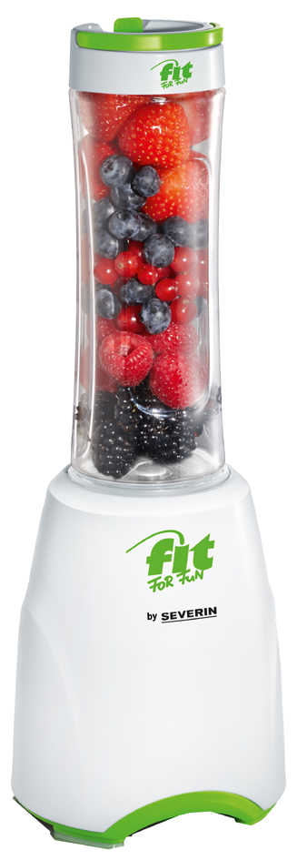 SEVERIN Smoothie-Maker SM 3735 , Mix & Go, , weiß / grün von Severin