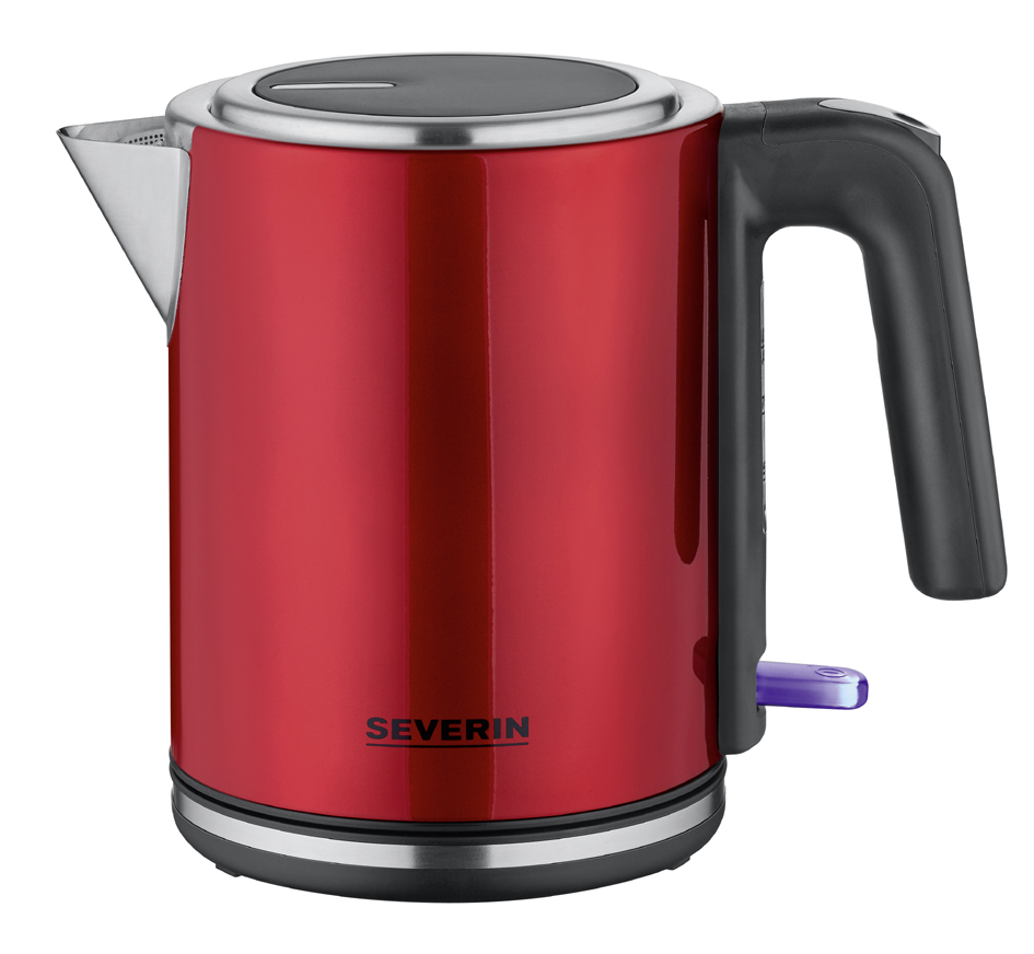 SEVERIN Wasserkocher WK 3427, 1,0 Liter, Edelstahl/rot SEVERIN Wasserkocher WK 3427, 1,0 Liter, Edelstahl/rot von Severin