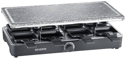 Severin 2378 Raclette 8Pfännchen Schwarz von Severin