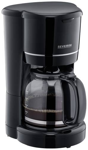 Severin 4320 Kaffeemaschine Schwarz Fassungsvermögen Tassen=10 Glaskanne, Warmhaltefunktion von Severin