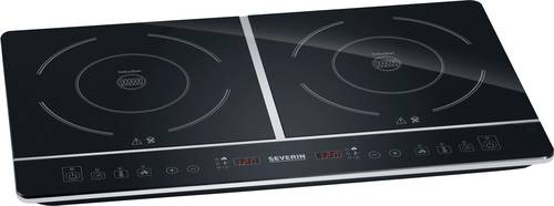 Severin DK 1031 1031 Doppel-Induktionsplatte mit Topferkennung, Timerfunktion Severin DK 1031 1031 Doppel-Induktionsplatte mit Topferkennung, Timerfunktion von Severin