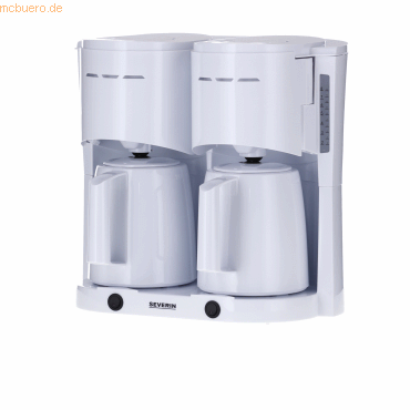 Severin Duo-Filterkaffeemaschine KA 9314 weiß Severin Duo-Filterkaffeemaschine KA 9314 weiß von Severin