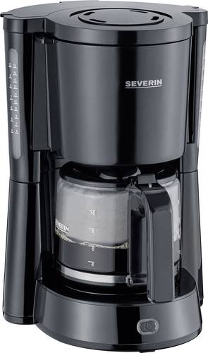 Severin KA 4815 Kaffeemaschine Schwarz Fassungsvermögen Tassen=10 Warmhaltefunktion von Severin