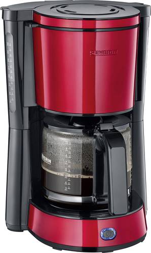 Severin KA 4817 Kaffeemaschine Rot (metallic), Schwarz Fassungsvermögen Tassen=10 von Severin
