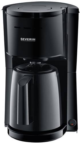 Severin KA 9306 Kaffeemaschine Schwarz Fassungsvermögen Tassen=8 Isolierkanne, mit Filterkaffee-Fun von Severin