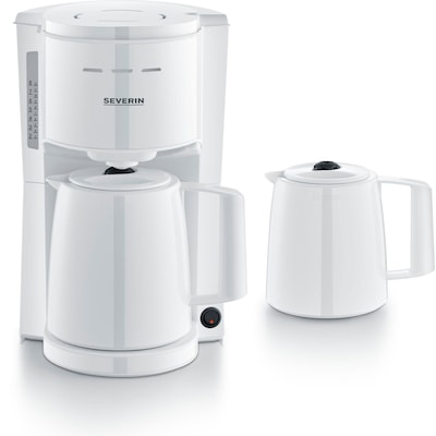 Severin KA 9309 Filterkaffeemaschine 2 Thermokannen weiß Severin KA 9309 Filterkaffeemaschine 2 Thermokannen weiß von Severin