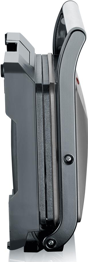 Severin KG 2394 Kontaktgrill Tisch Elektro 800W Schwarz - Grau - Metallisch Barbecue & Grill (KG2394) von Severin