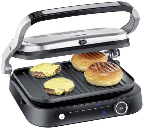 Severin KG 2395 Kontaktgrill Schwarz/Silber Severin KG 2395 Kontaktgrill Schwarz/Silber von Severin