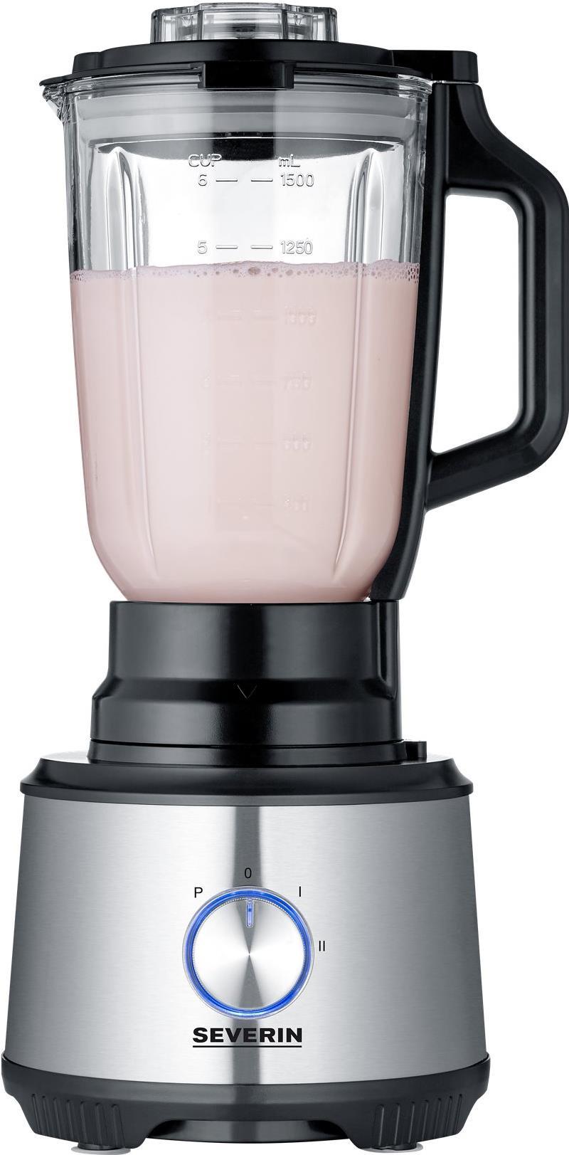 Severin KM3892 Küchenmaschine Edelstahl-gebürstet-schwarz (KM3892) von Severin
