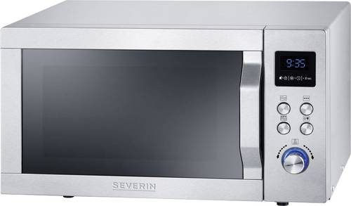 Severin MW 7751 Mikrowelle Silber 800W Grillfunktion von Severin