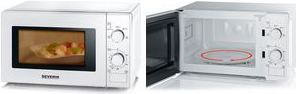 Severin MW 7770 Mikrowelle ws 700W 20L 5 Leistungsstufen (7770) von Severin