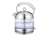 Severin WK 3459, 1,7 l, 2400 W, Edelstahl, Glas, Edelstahl, Wasserstandsanzeige, Überhitzungsschutz Severin WK 3459, 1,7 l, 2400 W, Edelstahl, Glas, Edelstahl, Wasserstandsanzeige, Überhitzungsschutz von Severin