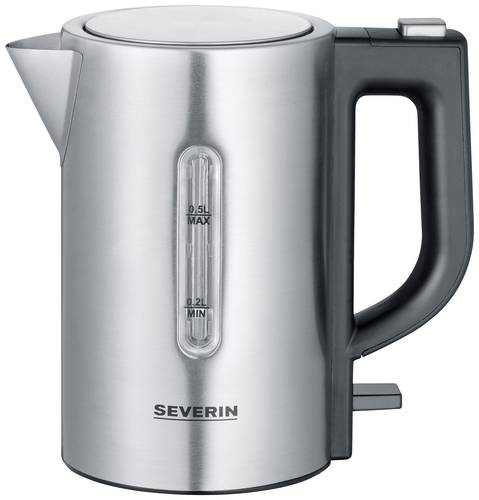 Severin WK 3647 Wasserkocher BPA-frei Edelstahl, Schwarz von Severin