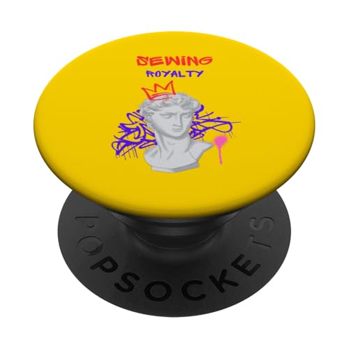 Sewing Royalty Griechische Statue PopSockets Klebender PopGrip von Sewing Stuff